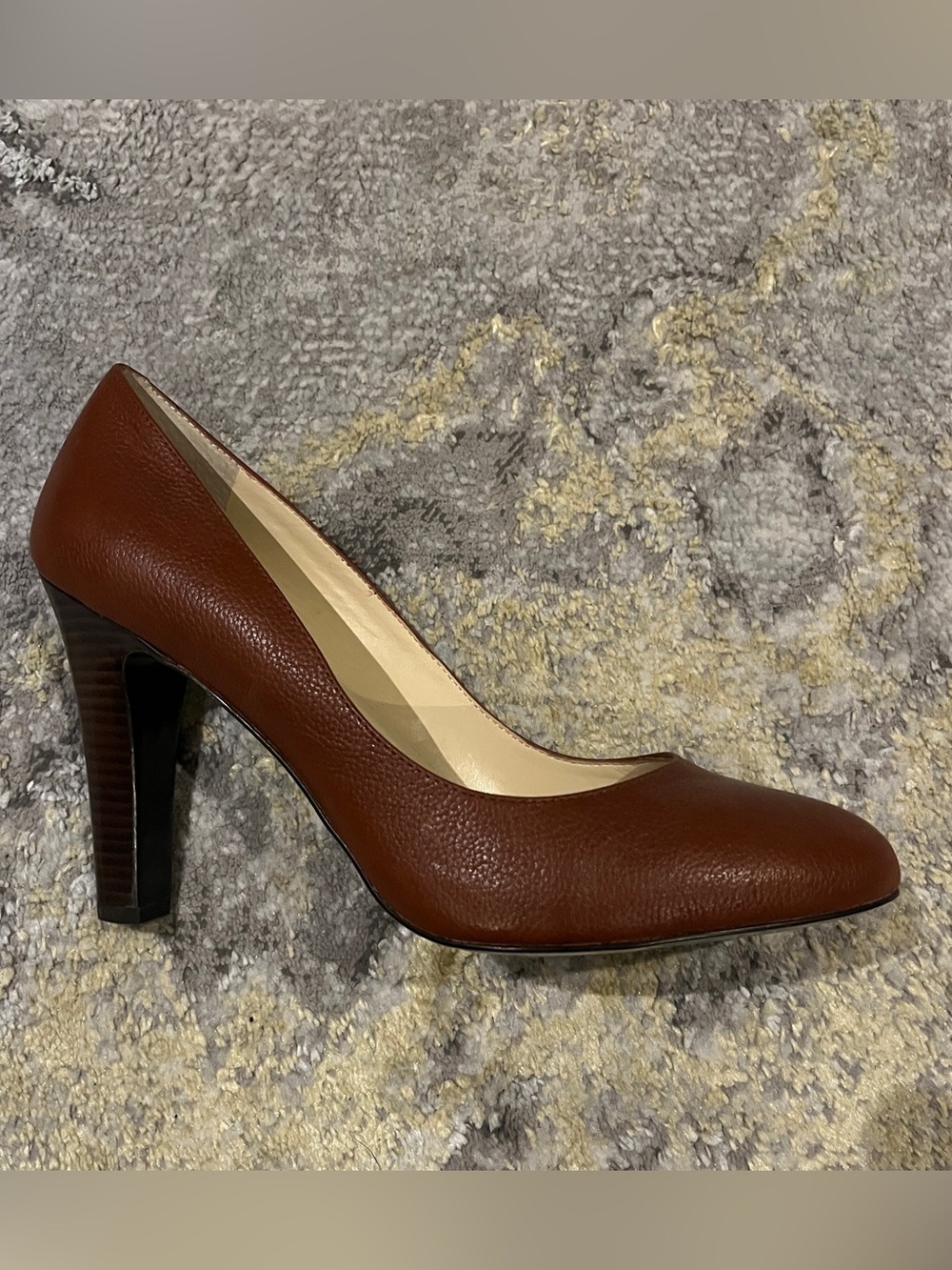 🤎 Lauren Ralph Lauren - Brown Leather High Heel Pump 🤎